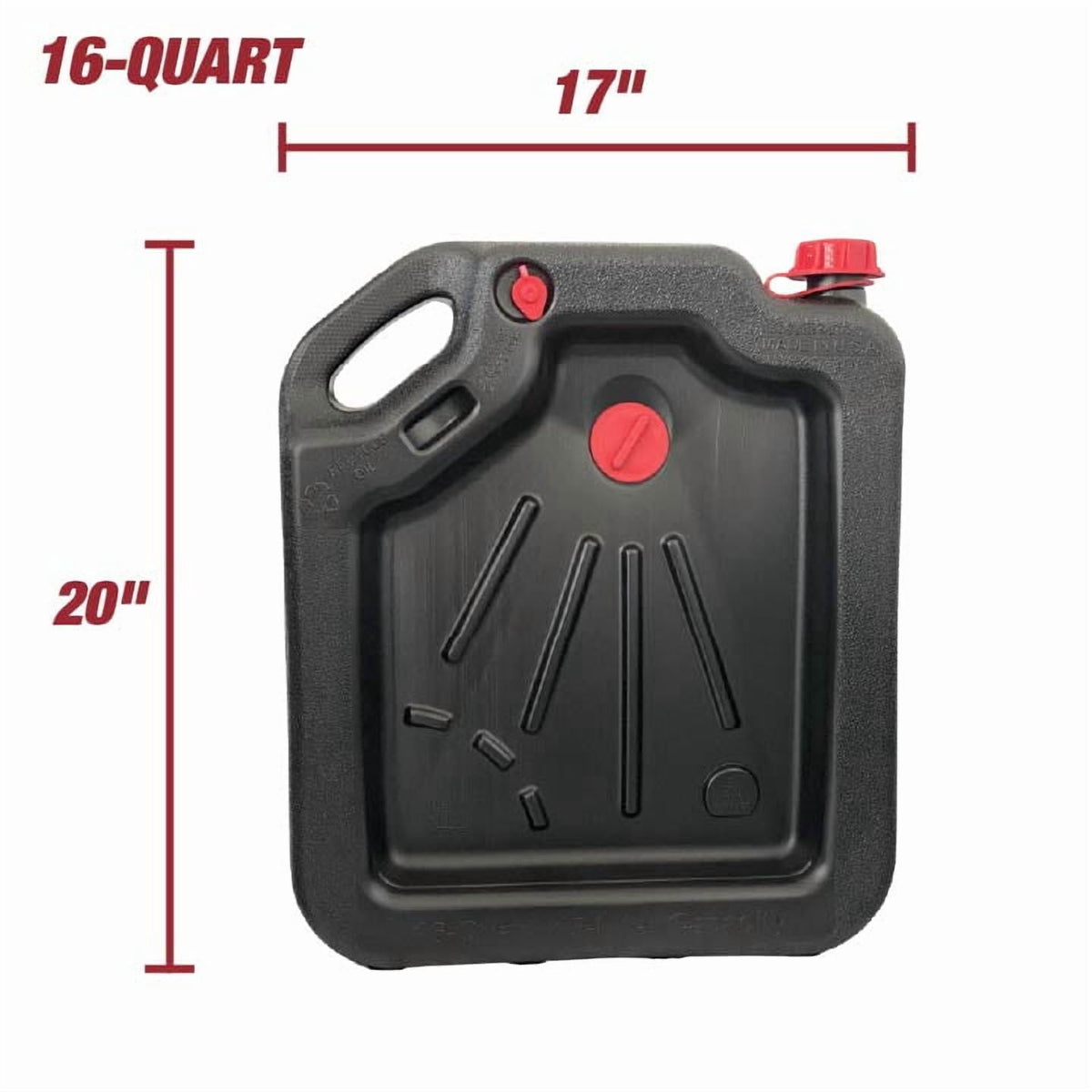 (3 pack) Hyper Tough 16-Quart Automotive Drain Pan Container