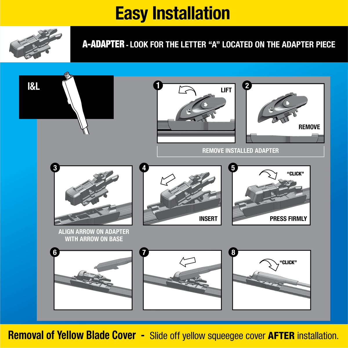 Rain-X Silicone Endura Premium All-Weather 20" Windshield Wiper Blade