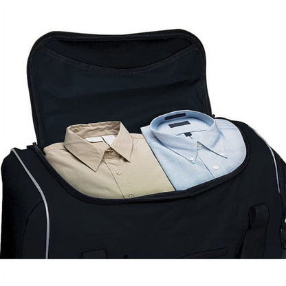 Travelers Club Large 36" Drop-Bottom Rolling Duffel with Telescopic Handle - Black