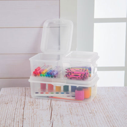 Sterilite Plastic FlipTop Storage Box Container with Latching Lid (12 Pack)