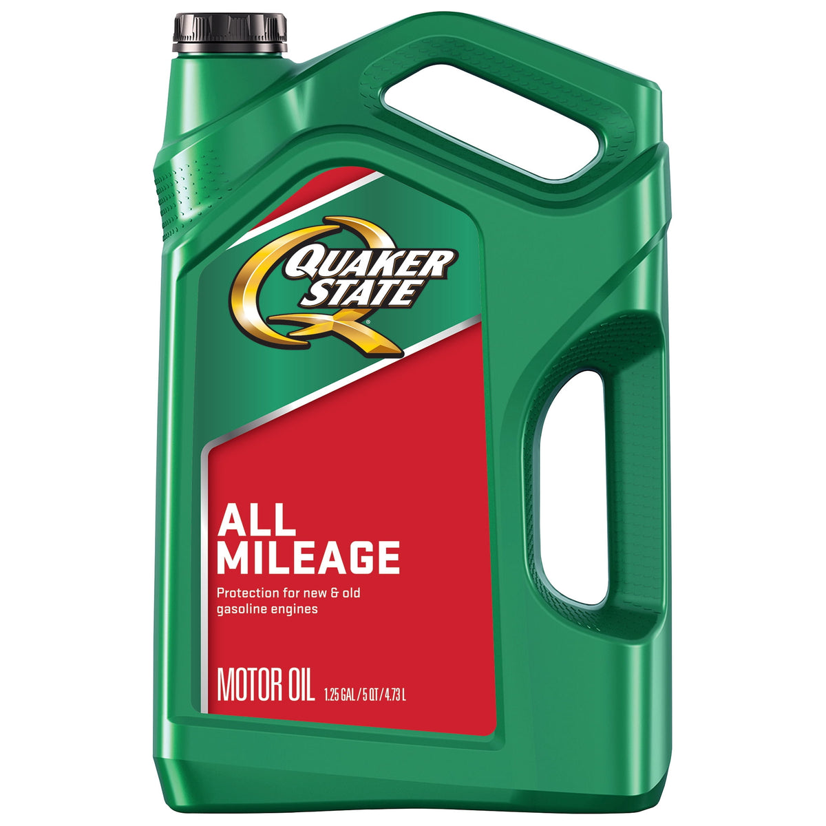 (2 pack) Quaker State All Mileage 5W-20 Motor Oil, 5 Quart