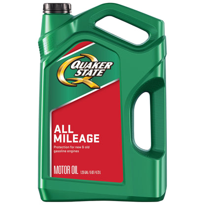 (2 pack) Quaker State All Mileage 5W-20 Motor Oil, 5 Quart