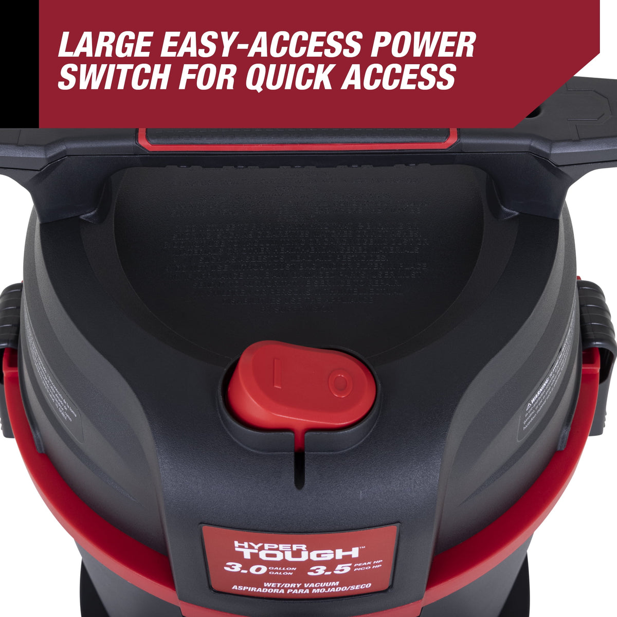 Hyper Tough 3 gal Wet/Dry Vacuum