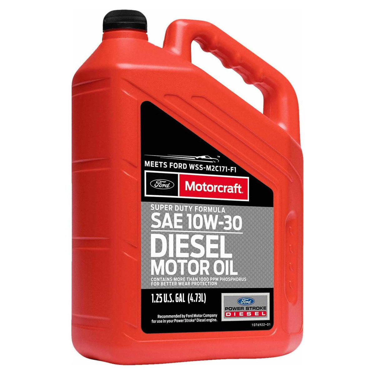 (2 pack) Motorcraft Super Duty Diesel Motor Oil, 10W-30 - A premium-quality motor oil specifically developed for Ford Motor Company vehicles, 5 quart jug, sold by each