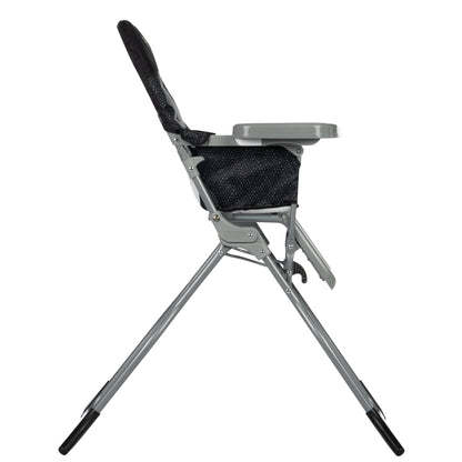 Cosco Kids Simple Fold Baby High Chair, Portable Feeding Chair, Black
