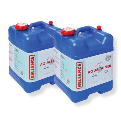 (2 pack) Reliance Aqua-Tainer Water Storage Container 7 Gallon