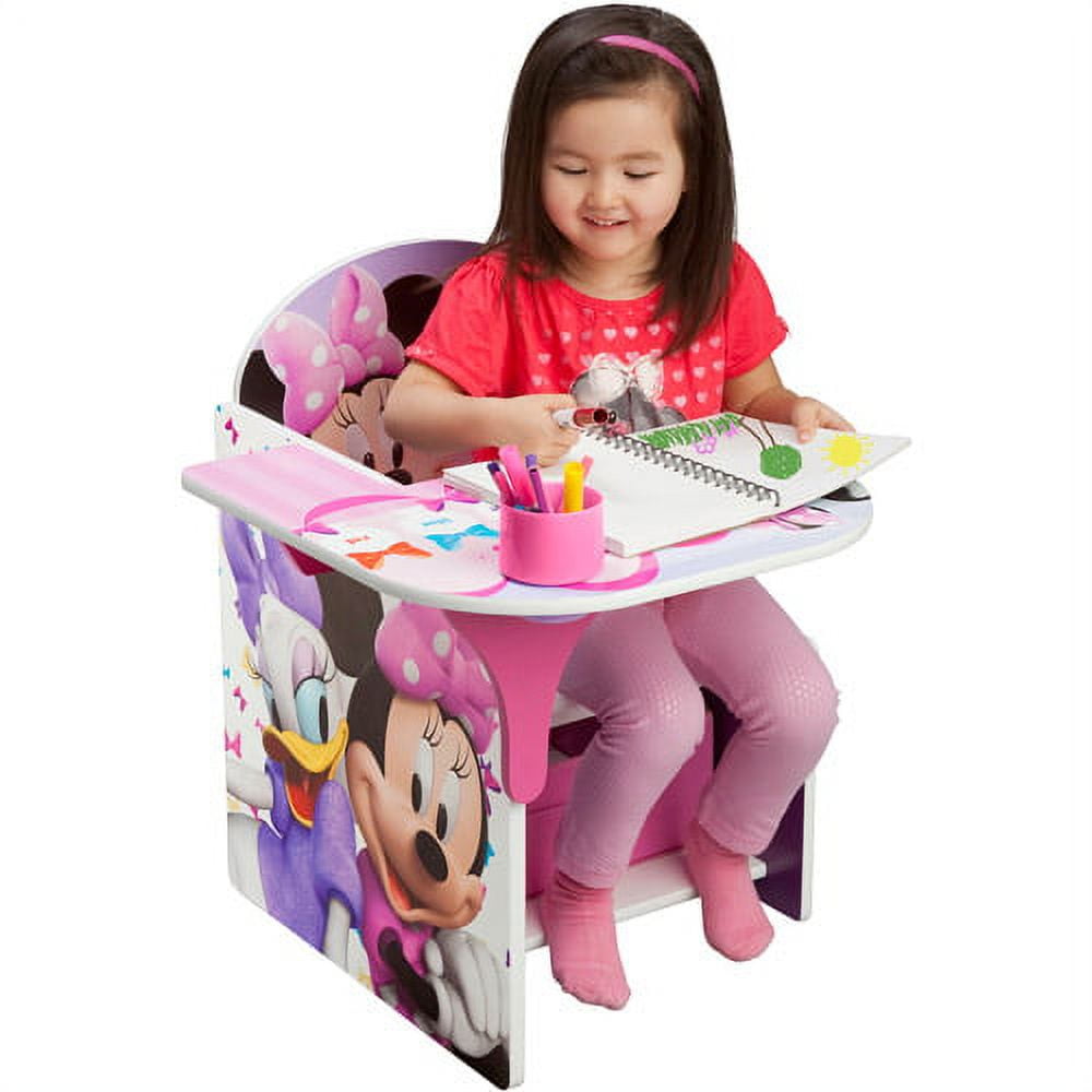Disney Minnie Mouse Chair Desk with Storage Bin by Delta Children