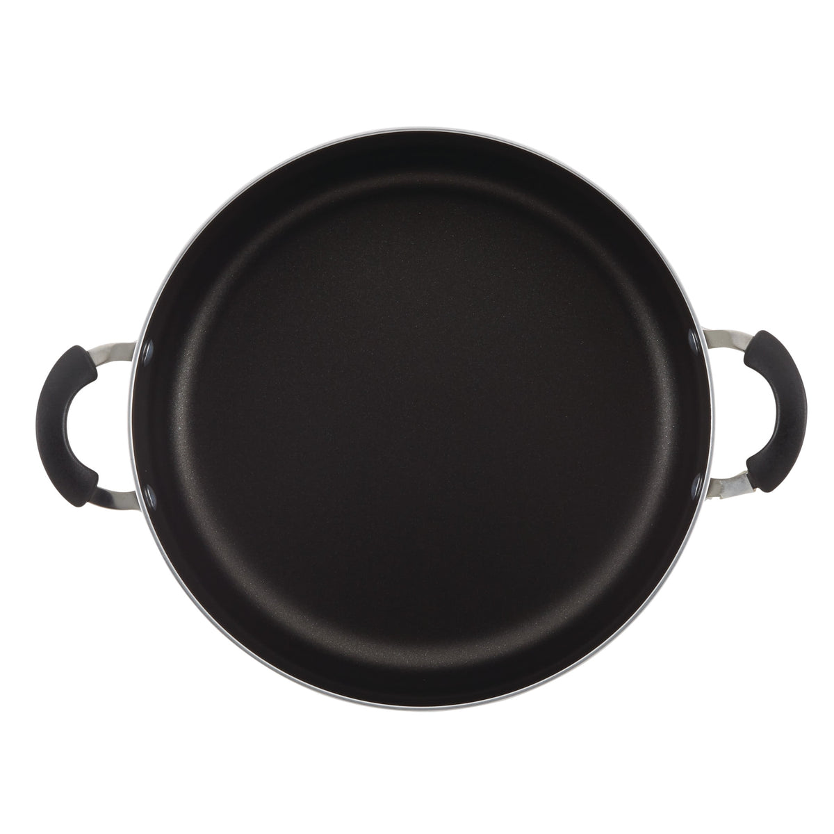 Farberware Easy Clean 14 in Covered Family Pan, DiamondMax Nonstick, Dishwasher Safe, Black