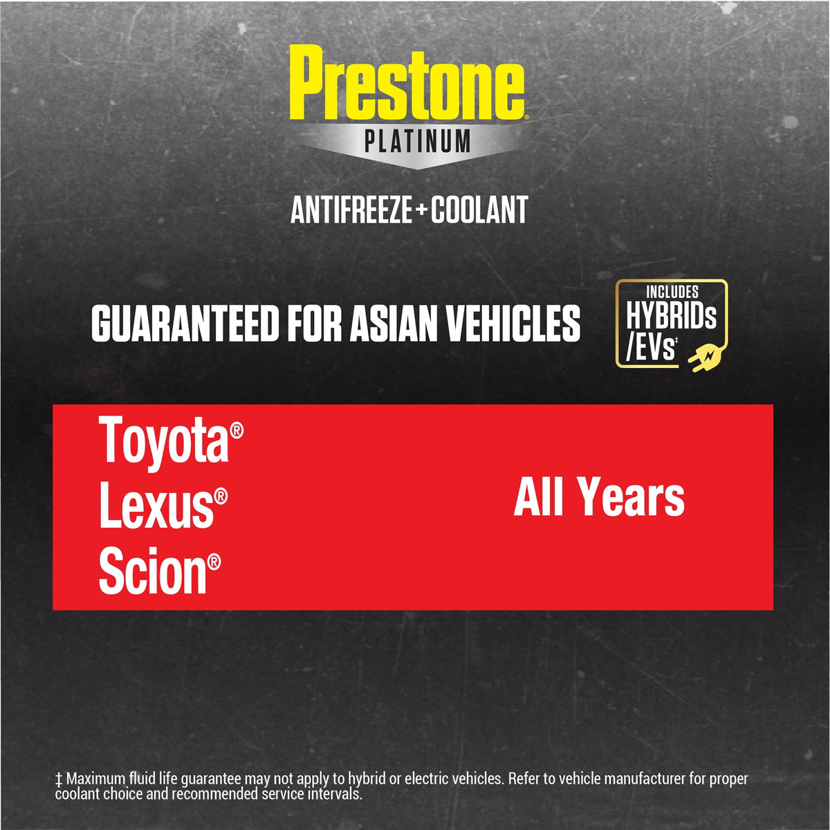 (2 pack) Prestone Platinum Asian Red Antifreeze and Coolant Prediluted 50/50 for Toyota, Lexus & Scion, 1 Gallon