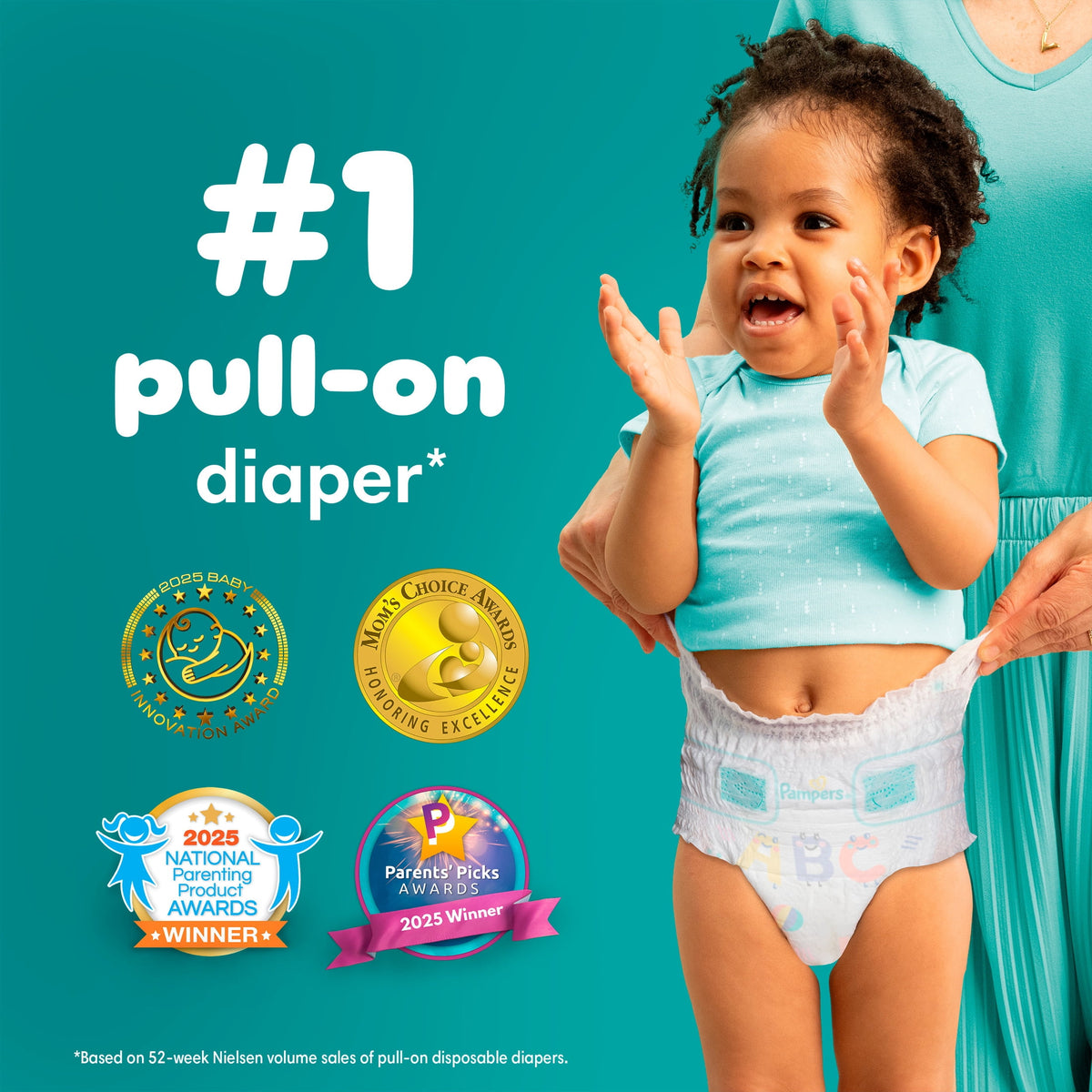 Pampers Cruisers 360 Baby Diapers Size 6, 76 Count (Select for More Options)