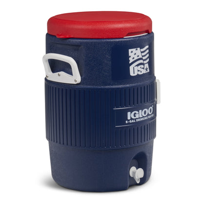 Igloo 5 Gallon Heavy-Duty beverage Jug, Red White and Blue