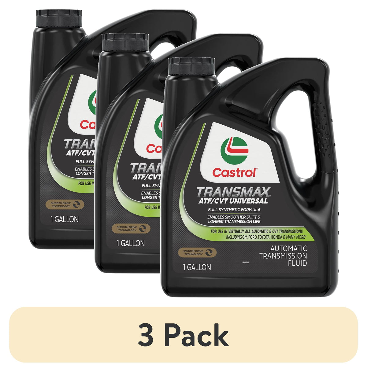 (2 pack) Castrol Transmax ATF/CVT Universal Automatic Transmission Fluid, 1 Gallon