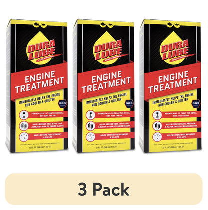 (3 pack) Dura Lube Engine Treatment, Automotive Oil Additive for Gas and Diesel Engines, 32 oz