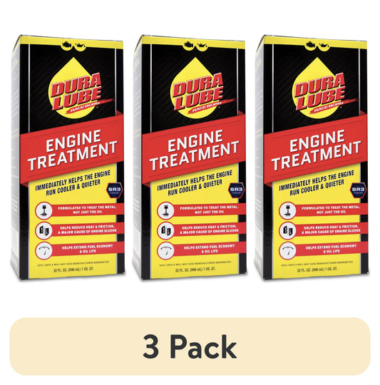 (3 pack) Dura Lube Engine Treatment, Automotive Oil Additive for Gas and Diesel Engines, 32 oz