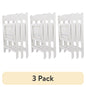 Mainstays Banquet Padded Resin Folding Chair, White, Set of 2