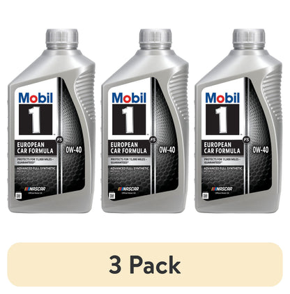 (4 pack) Mobil 1 FS European Car Formula Full Synthetic Motor Oil 0W-40, 1 Quart