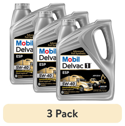 Mobil Delvac 1 ESP Heavy Duty Full Synthetic Diesel Engine Oil 5W-40, 1 Gal.