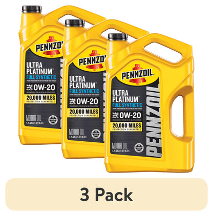 Pennzoil Ultra Platinum Full Synthetic 0W-20 Motor Oil, 5 Quart