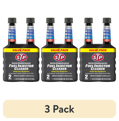 (6 pack) STP Super Concentrated Fuel Injector Cleaner 5.25 fl oz 2 Count Car Additive