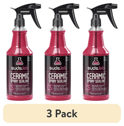 (3 pack) Suds Lab CS Ceramic Spray Vehicle Sealant - 32 fl oz bottle