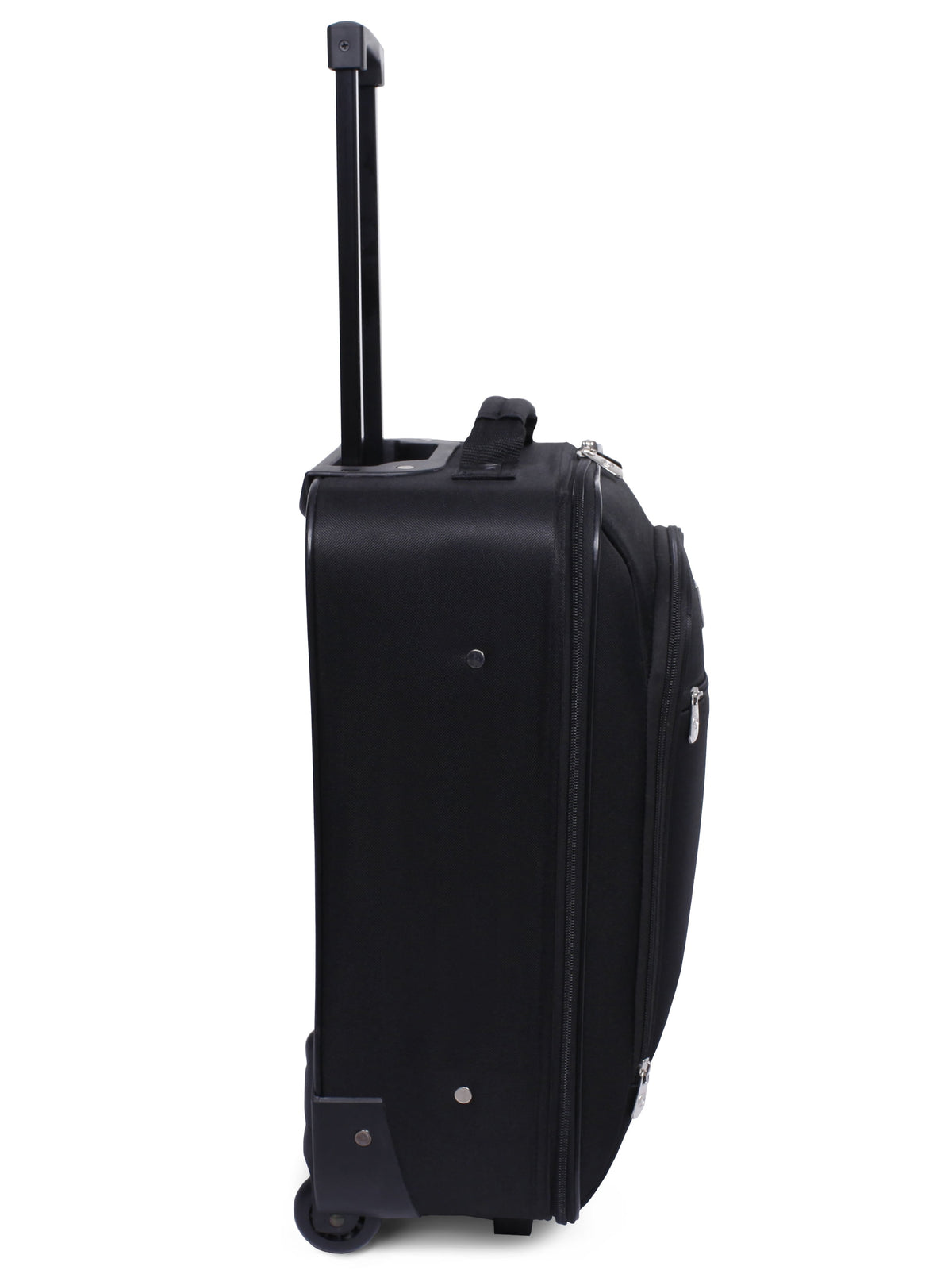 Protege 18 in Softside Pilot Case Carry-On Luggage, 2 Wheels, Black