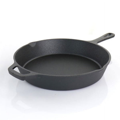 MegaChef Pre-Seasoned Cast Iron 5-Piece Kitchen Cookware Set, Pots and Pans