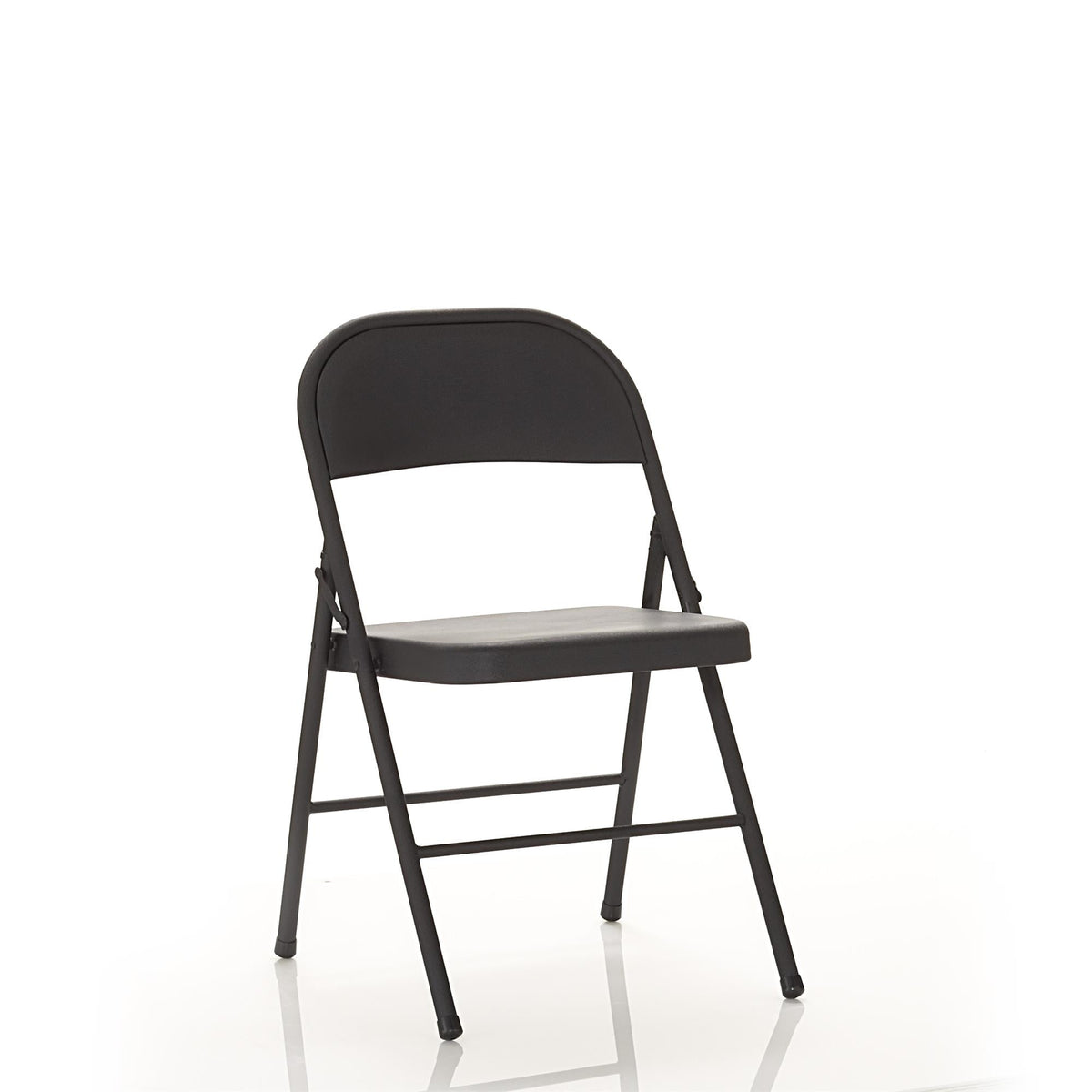 Mainstays Steel Folding Chair, Black, Set of 4