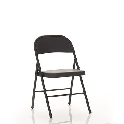 Mainstays Steel Folding Chair, Black, Set of 4