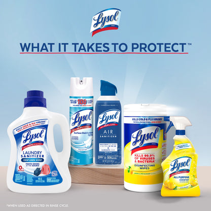 (2 pack) Lysol Laundry Sanitizer Additive, Sanitizing Liquid for Clothes and Linens, Crisp Linen, 90 fl oz