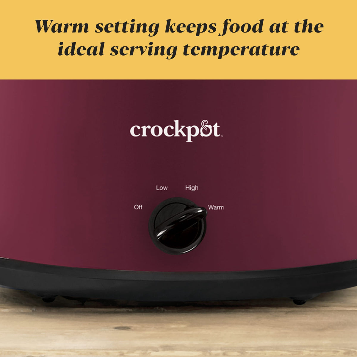 Crock-Pot Manual 8-Quart Slow Cooker, Rhubarb