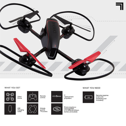 Sharper Image Mach X 10" Drone With Streaming Camera And Auto-Orientation Control