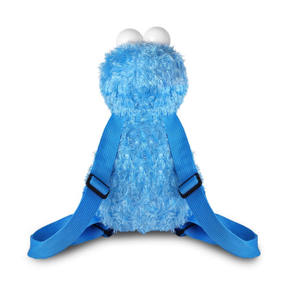 Singing Machine Kids, Sesame Street Karaoke Plush Backpack with built-in microphone and straps, Cookie Monster
