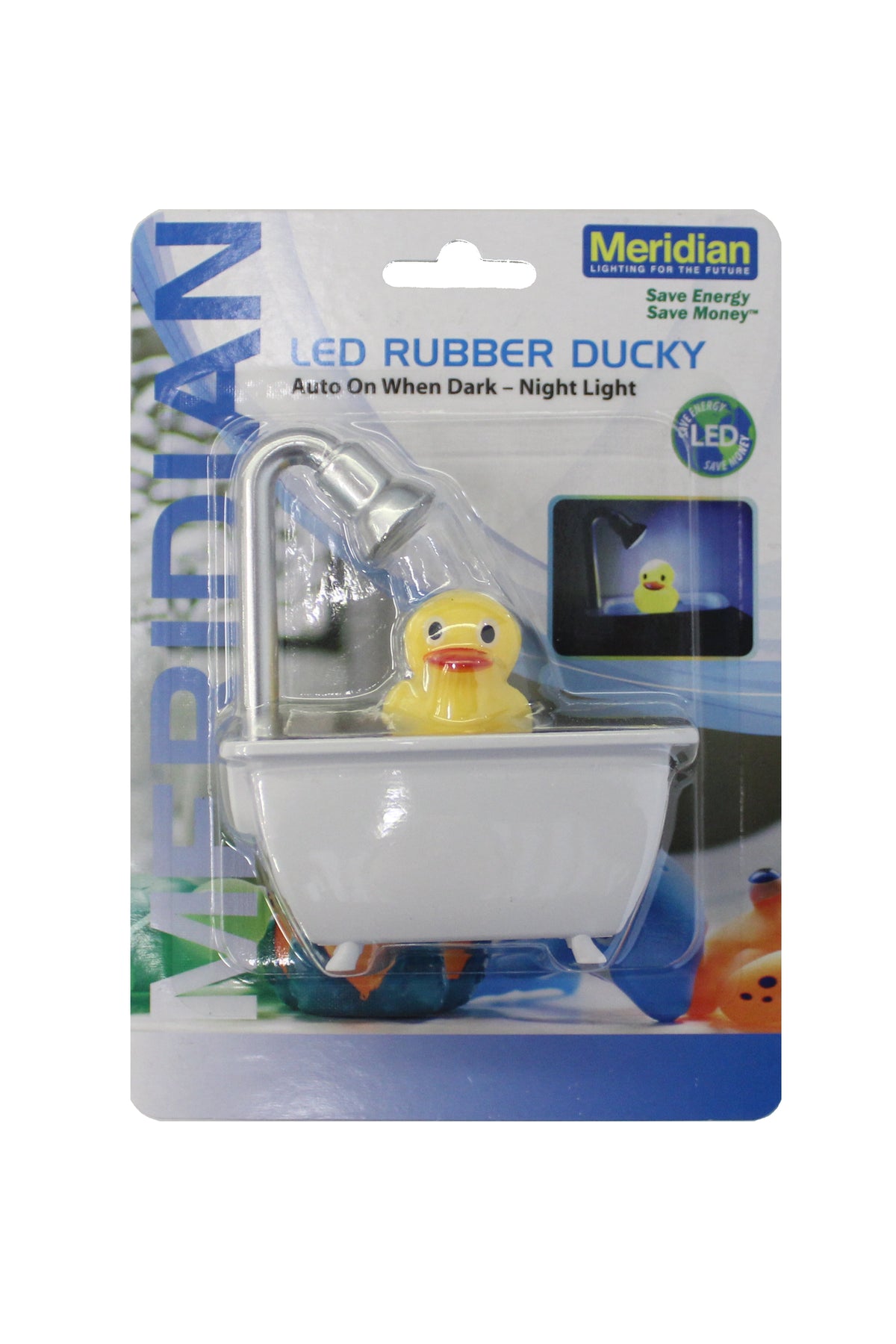 (4 pack) Meridian LED Duck in a Tub Automatic Night Light, 1 pack, 3.38in by 3.38in