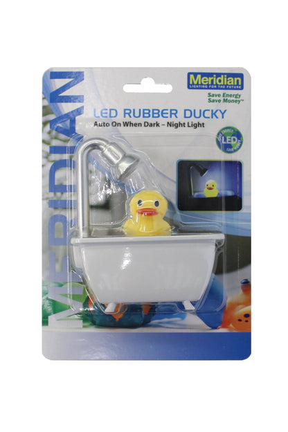 (4 pack) Meridian LED Duck in a Tub Automatic Night Light, 1 pack, 3.38in by 3.38in