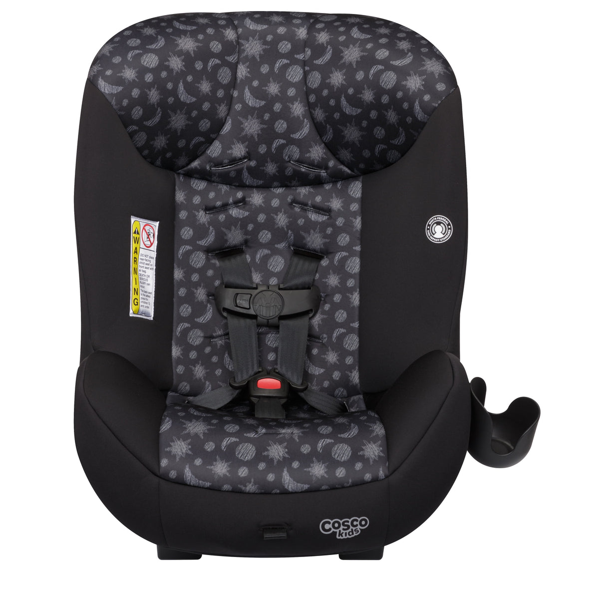 Cosco Kids Scenera Extend Infant & Toddler Car Seat, Convertible Car Seat, Moonlit Night, Black
