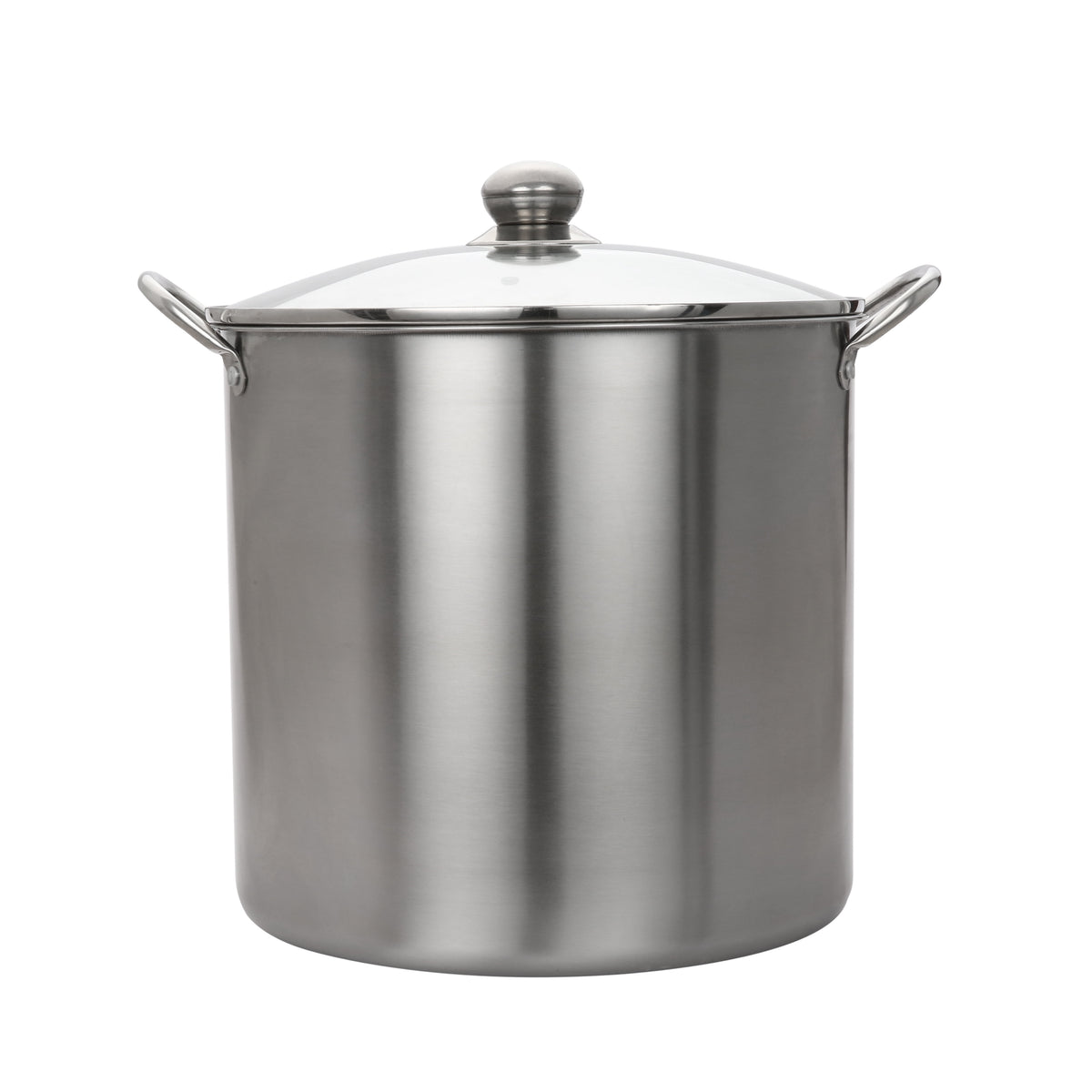 Mainstays 21.5 Quart Stainless Steel Canning Pot with Rack, Dual Water Bath Canner and Steam Canner