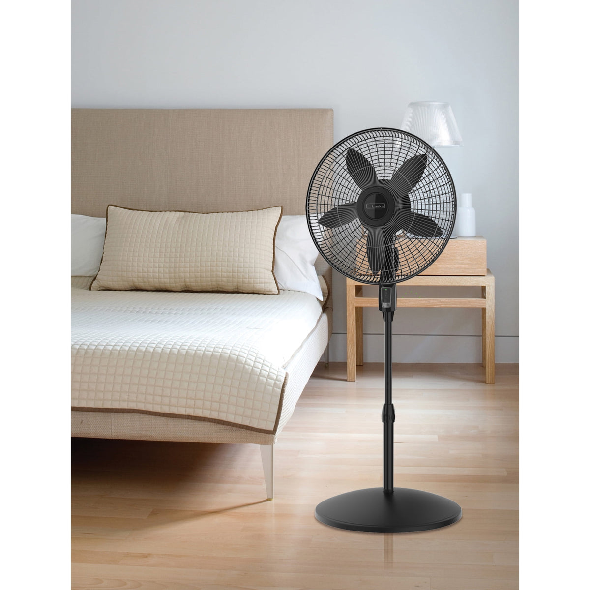 Lasko Cyclone Max 18" 4-Speed Oscillating, Remote, Adjustable Height Pedestal Fan S18605