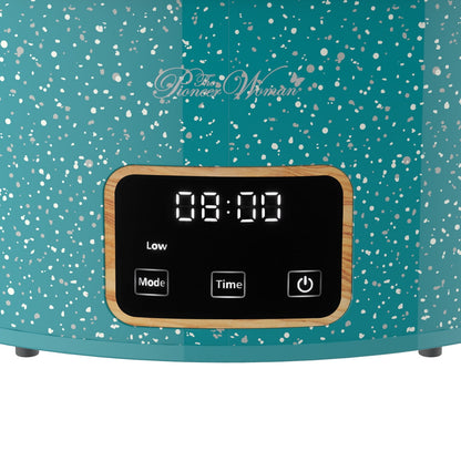 The Pioneer Woman Teal Speckle 6 Quart Slow Cooker