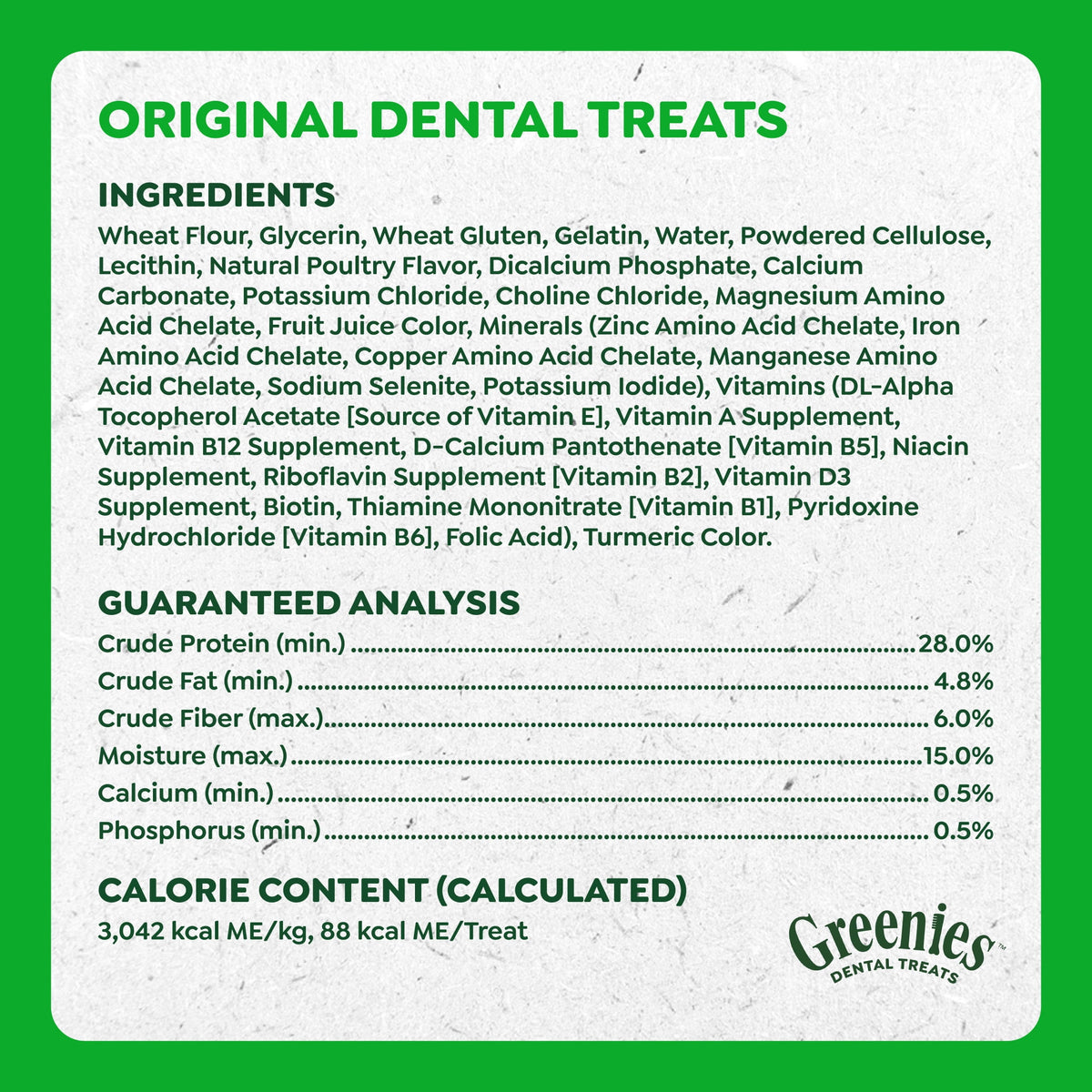 Greenies Original Flavor Natural Dental Dog Treats, Regular Size, 36 oz Pack, 36 Count
