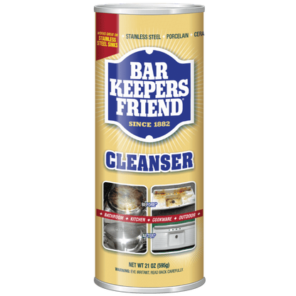 (12 pack) Bar Keepers Friend Cleanser Powder 21 OZ (595g) Trusted and True Since 1882