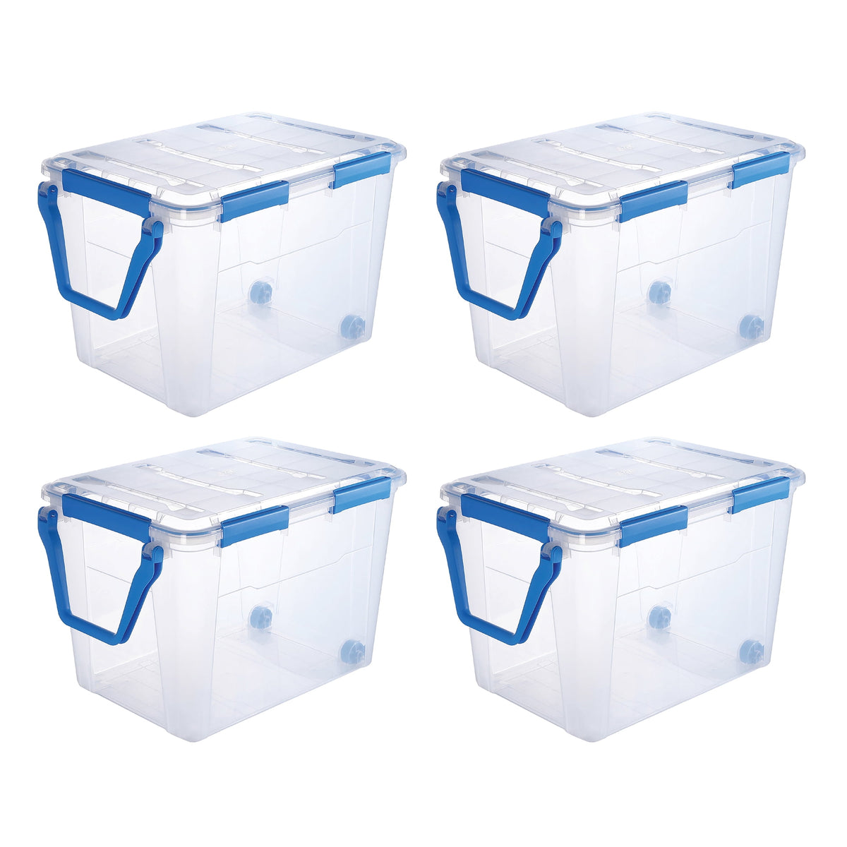 6 Pack - Ezy Storage Waterproof 3Gal/12Qt/11.4L Storagee Box IP67