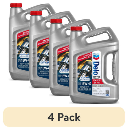 Chevron Delo XSP 15W-40 Heavy Duty Synthetic Diesel Motor Oil, 1 Gallon
