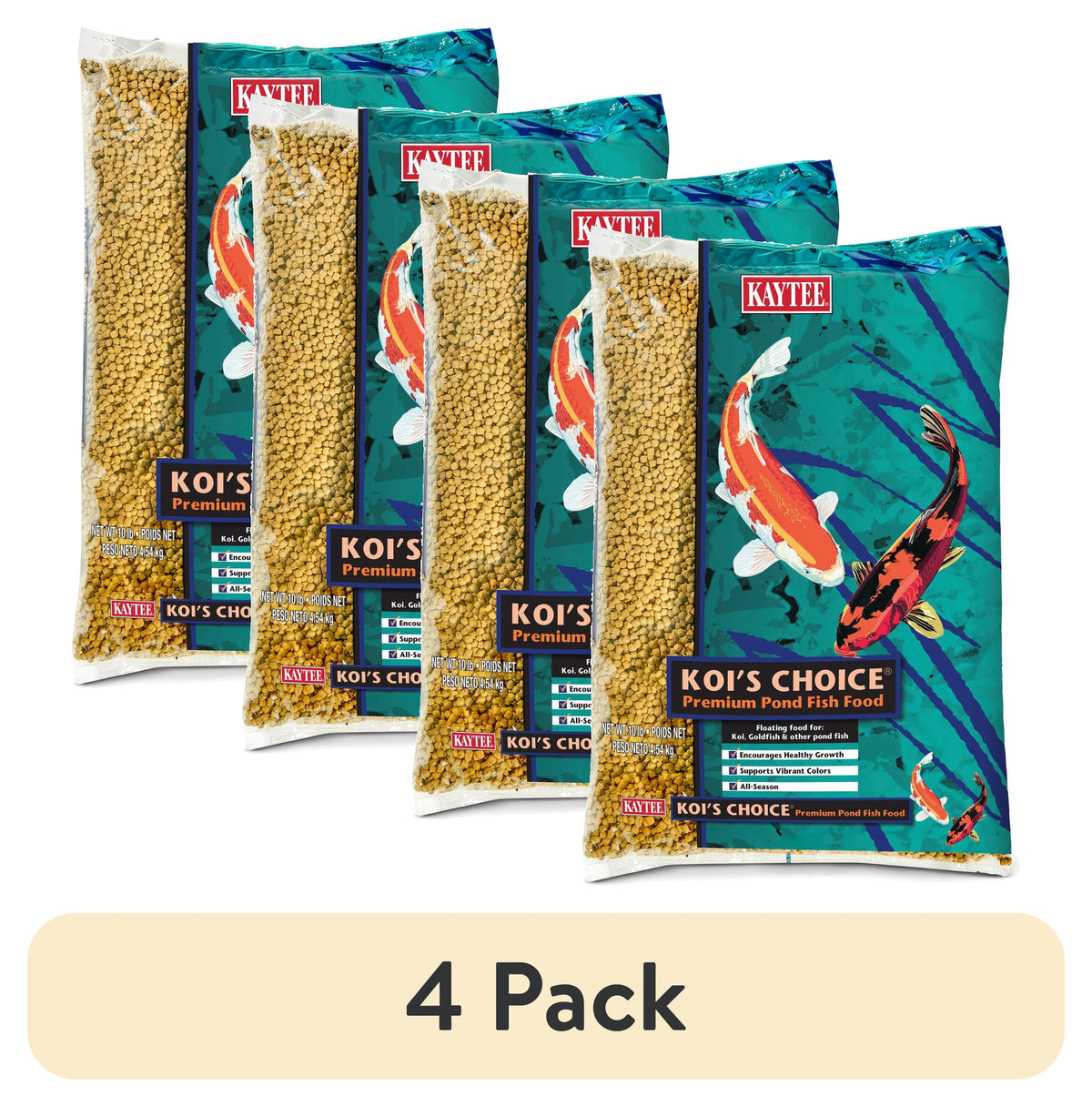 (2 pack) Kaytee Koi's Choice, Floating Fish Food 10 pounds