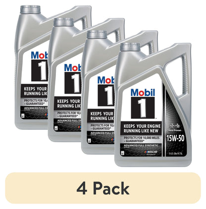 Mobil 1 Advanced Full Synthetic Motor Oil 15W-50, 5 Quart