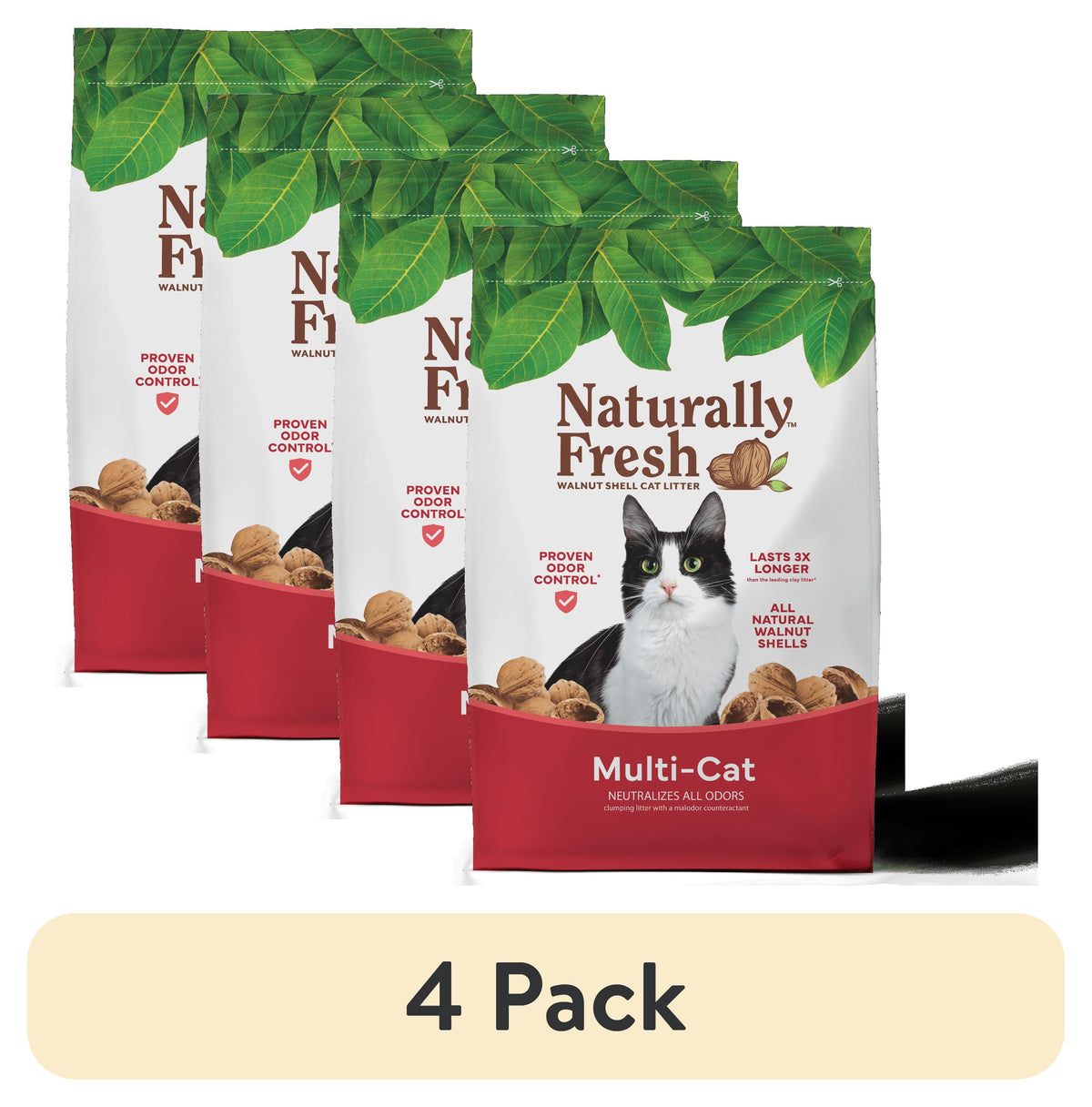 Naturally Fresh Multi Cat Litter, 40 lb. Bag.