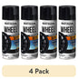 (4 pack) Rust-Oleum Automotive Wheel 3X Gloss Spray Paint, Black, 11 oz