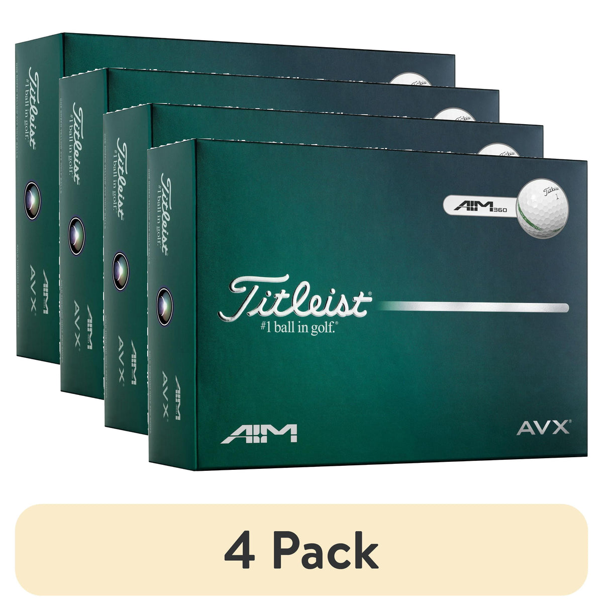 Titleist 2026 AVX Golf Balls 12pk, White