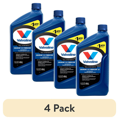 (5 pack) Valvoline Dexron VI/Mercon LV Full Synthetic Automatic Transmission Fluid (ATF) 1 QT