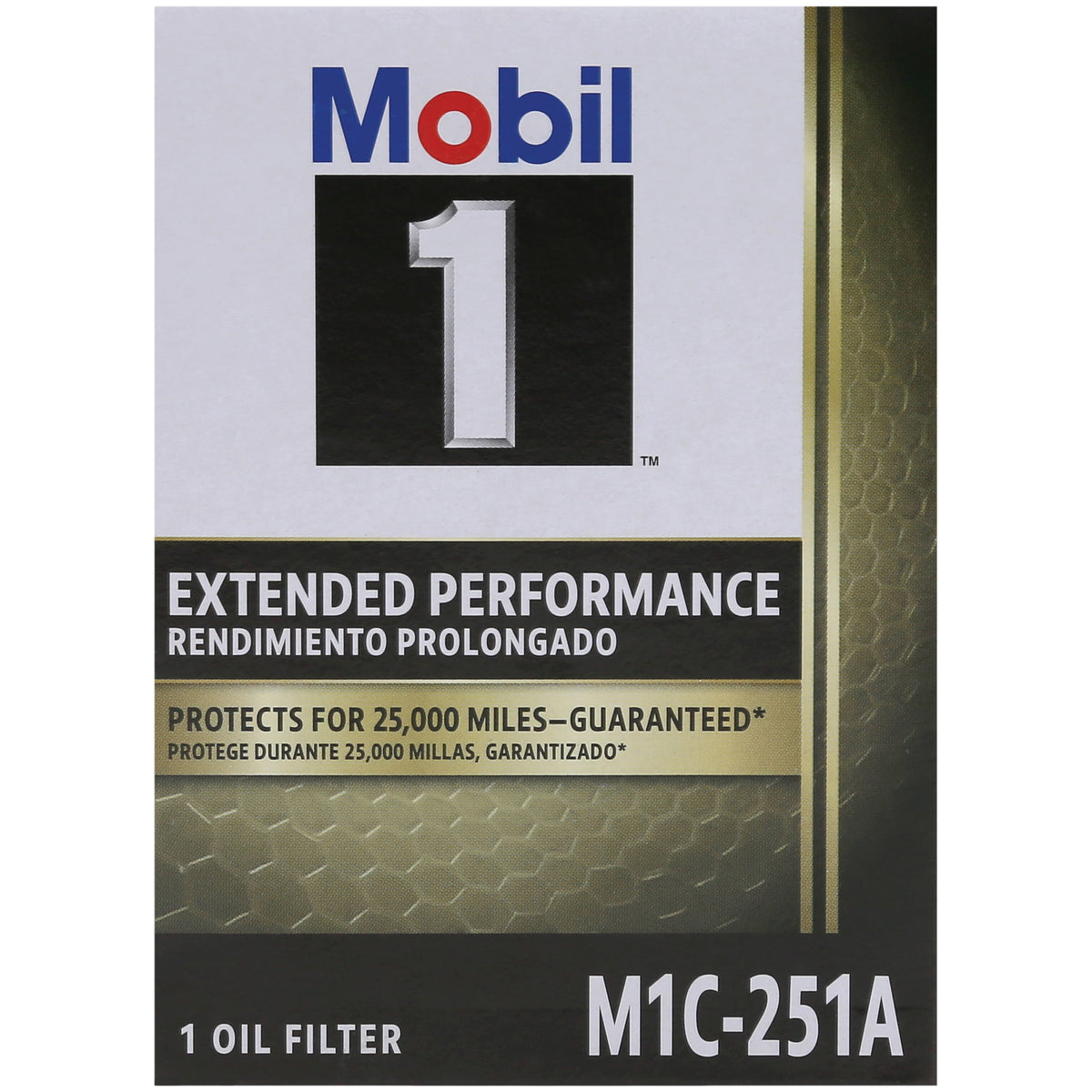 (3 pack) Mobil 1 Extended Performance Oil Filter, M1C-251A, 1 count