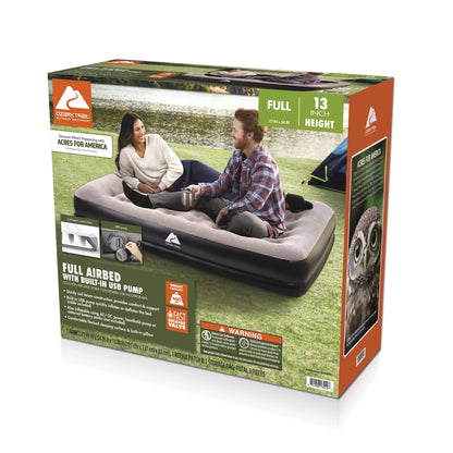 Ozark Trail 13 in Full Air Mattress with Built-In USB Pump